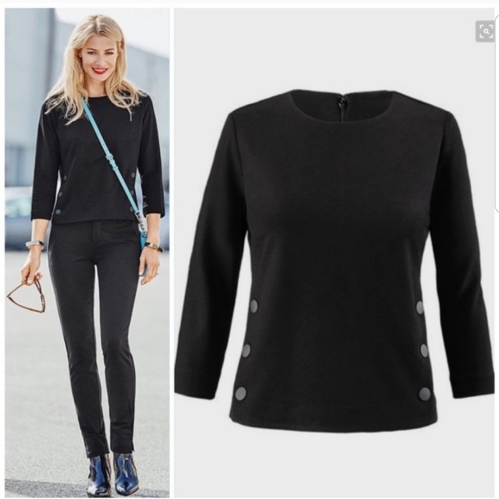 Cabi Black Utility Top Large